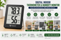 Digital Indoor Thermometer & Humidity Monitor