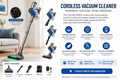 TIVOLARA SV807C Cordless Stick Vacuum Cleaner