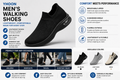 YHOON Men's Lightweight Slip-On Walking Shoes